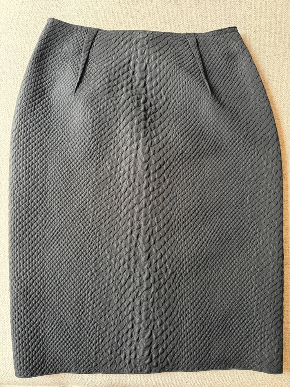 Lanvin Size 38 Black Pencil Skirt